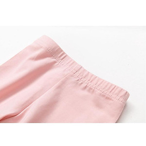 Quần legging dài cho bé gái Easy Baby họa tiết nơ, chất cotton thoáng mát cho bé từ 12-24kg (SL-037G)