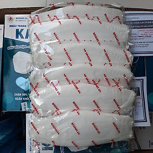 10 cái khẩu trang y tế 4D Khánh An KA99 ngăn vi khuẩn virus 99% ôm sát khuôn mặt không lem son và rất dễ thở