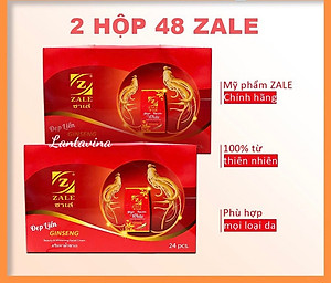 KEM DƯỠNG TRẮNG DA ZALE ĐỎ NHÂN SÂM - 01 HỘP 24 HỦ