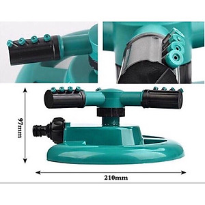 Vòi Phun Nước Quay 360 Độ Tưới Cây Bằng Nhữa Tự Động Phun Xa Lên 5 8m Tiện Lợi - Hàng chính hãng
