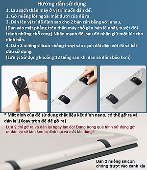 Đế nâng laptop hỗ trợ tản nhiệt dạng xếp dán thân máy Nillkin Bolster - Hàng chính hãng