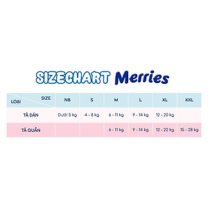 Tã/bỉm quần Merries size XL - 38 miếng (dành cho bé từ 12 - 22kg)
