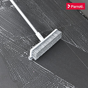 Cây chà sàn thông minh cao cấp, chổi chà sàn đa năng 2 trong 1, cọ sàn và gạt nước – Parroti Easy ES02