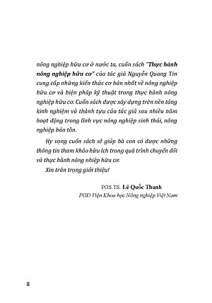 Thực Hành Nông Nghiệp Hữu Cơ (Tái bản 2024)