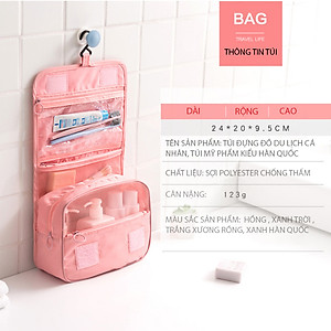 Túi Đựng Đồ Cá Nhân Du Lịch , Túi Đựng Mỹ Phẩm Kiểu Hàn Quốc 2021 - MP001