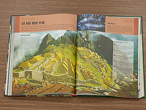 Combo 2 Cuốn Sách Bách Khoa Toàn Thư - Kỳ Quan Thế Giới, Bí Ẩn Của Lịch Sử- Tổng Hợp Kiến Thức Về Lịch Sử, Địa Lý, Du Lịch Khám Phá Thế Giới - Á Châu Books Bìa Cứng, In Màu