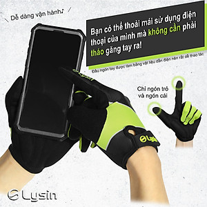 Lysin - găng tay tập gym, thể dục, xe đạp, câu cá, tập tạ, chống trượt bảo vệ lòng bàn tay chính hãng Nhật