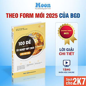 Sách ID Bộ Đề Minh Hoạ Ôn Thi THPT 2025 môn Toán, Lý, Hoá, Sinh, Anh, Văn, Sử, Địa Moonbook dành cho 2k7