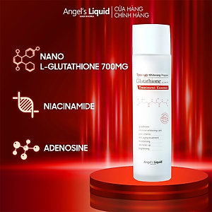 Nước Thần Dưỡng Trắng Da Cân Bằng Độ Ẩm Angel's Liquid Tone Up Whitening Program Glutathione Treatment Essence 150ml