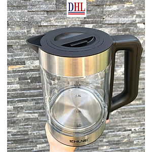 Ấm siêu tốc, ấm thủy tinh cao cấp ZHUNE 1.8L công suất 1500W hàng chính hãng