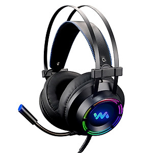 Tai nghe gaming Wangming WM9800 7.1 USB LED (Đen) - Hàng nhập khẩu