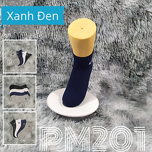 Tất Vớ nam cổ trung trơn AS-PM201. 4 màu: Trắng, đen, xanh, xám. dày dặn, mềm mại, kháng khuẩn khử mùi, không hôi chân.