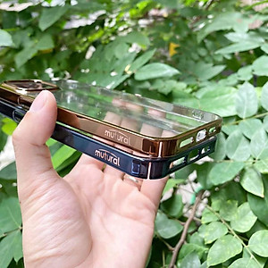Ốp lưng Mutural lưng trong cứng viền màu bất tử không ố màu dành cho iPhone 13/ 13 Pro/ 13 Pro Max - Hàng chính hãng