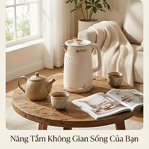 Ấm thuỷ giữ nhiệt 1.7 Lít Mishio MK385 inox 304 - hàng chính hãng