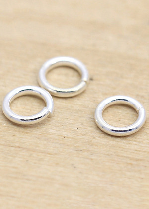 Combo charm bạc khoen tròn hở - Ngọc Quý Gemstones