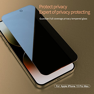 Kính cường lực Nillkin Amazing Guardian Chống Nhìn Trộm cho iPhone 15 / iPhone 15 Plus / iPhone 15 Pro / iPhone 15 Pro Max - Hàng Chính Hãng