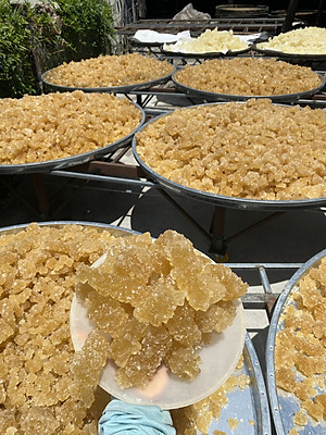 Đường Phèn Quảng Ngãi loại đặc biệt, sản xuất thủ công 100%, vị thanh ngọt, kết tinh tự nhiên