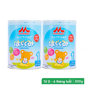 Combo 2 lon Sữa Morinaga số 1 (Hagukumi)