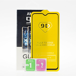 Miếng Dán Kính Cường Lực cho Vivo Y12 - Full màn hình - Màu Đen - Hàng Chính Hãng