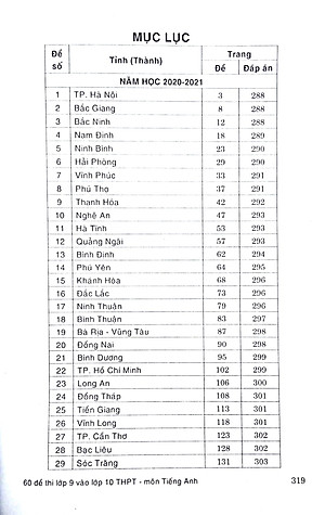 60 Đề Thi Lớp 9 Vào Lớp 10 Thpt Môn Tiếng Anh Không Chuyên (Phiên Bản Mới Nhất)