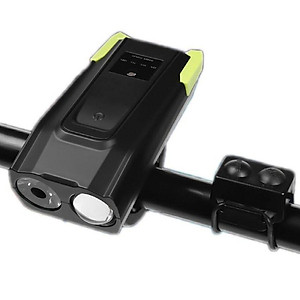 Đèn pha xe đạp có còi T6 tặng khóa xe đạp 4 số