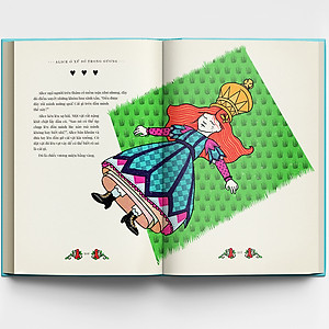 Sách Alice ở xứ sở diệu kì và Alice ở xứ sở trong gương (Bìa cứng)