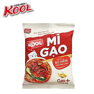 Thùng 24 Gói Mì Cung Đình Kool Mì Gạo Bò Hầm Kiểu Đài Loan 77g
