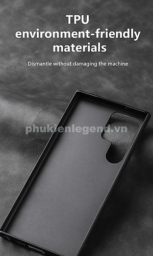 Ốp lưng da cao cấp cho SamSung Galaxy S26 Ultra , S25 Ultra ,  S24 Ultra , S23 Ultra - chính hãng X-level viền mềm, chống bám vân tay - Hàng chính hãng
