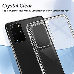 Ốp lưng dẻo silicon cho Samsung Galaxy S20 Plus hiệu Ultra Thin (siêu mỏng 0.6mm, chống trầy, chống bụi) - Hàng nhập khẩu