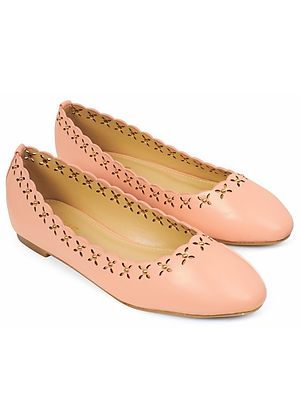 Giày Búp Bê Nữ Hoạ Tiết Hoa Đính Hạt Girlie S10551