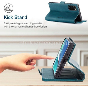 Bao da dạng ví dành cho Samsung Galaxy Note 20 Ultra hiệu caseme chống sốc chống va đập bụi bẩn, có ngăn đựng tiền, đựng thẻ tiện dụng - Hàng chính hãng