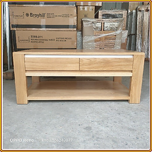 Bàn trà gỗ sồi hộc kéo juno Sofa