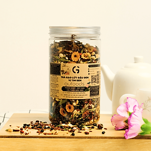 Trà tim sen nguyên chất GUfoods - Thư giãn tinh thần, Cải thiện giấc ngủ, Thanh lọc cơ thể, Thanh mát, Giải nhiệt, Tốt cho sức khỏe