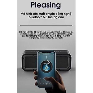 Loa Bluetooth speaker Loa di động chip DPS khuyếch đại âm thanh công suất lớn 50W Kết nối TWS lên 100W  Hàng Chính Hãng