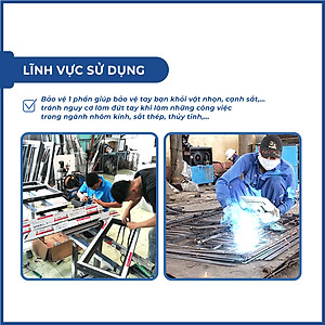 Găng tay chống cắt 3M cấp độ 5 tiêu chuẩn EN388 an toàn khi làm việc, lao động, thao tác chuẩn xác