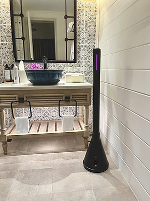 Quạt Tháp 2 Chiều Sưởi Ấm Làm Mát Và Bù Ẩm ULTTY SKJ-CR018HM. Chất Liệu Sưởi Gốm Ceramic Không Đốt Cháy Oxi. Bù Ẩm Không Khô Da Tự Động Tắt Khi Quá Nhiệt - Hàng Chính Hãng