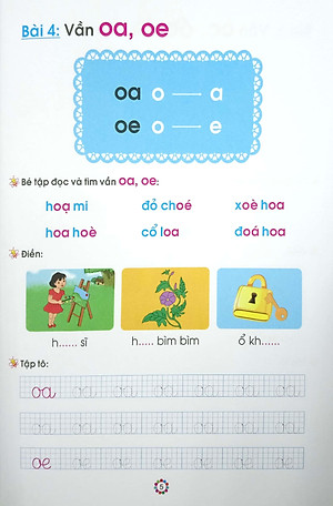 Hành Trang Bé Vào Lớp 1 - Vở Bé Học Tiếng Việt (Quyển 2)