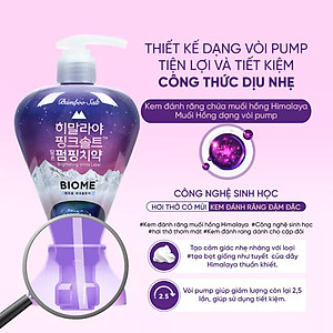 Kem đánh răng Muối Hồng Himalaya Pink Salt BioMe Pumping Hàn Quốc 285g
