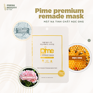 Mặt nạ tế bào gốc nọc ong Pime Remade Premium Mask hỗ trợ giảm mụn, mờ nám, phục hồi da 1M
