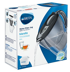 Bình Lọc Nước BRITA Marella Basic Graphite - 2.4L (Kèm Maxtra Plus)