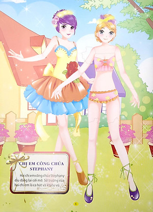 Sách Princess Sticker - Dán Hình Công Chúa - Công Chúa Mỹ Lệ