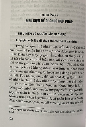 Di Chúc và Điều Kiện Có Hiệu Lực Của Di Chúc