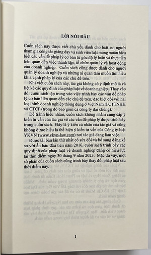 Sách - Pháp Luật Về Doanh Nghiệp Các Vấn Đề Pháp Lý Cơ Bản