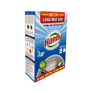 Combo 3 hộp 6 gói x100g bột tẩy lồng máy giặt Hando
