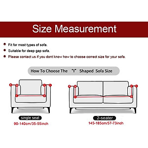 Stretch Slipcover Elastic Stretch Sofa Cover with Pillowcase for Living Room Couch Cover