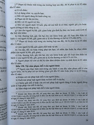 Sách Bộ Luật Hình Sự, Bộ Luật Tố Tụng Hình Sự sửa đổi, bổ sung năm 2025 đã hợp nhất tháng 9/2025 - V2646T