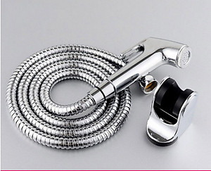 Bộ Vòi Xịt Vệ Sinh ,Vòi Xịt Bồn Cầu Inox 304 Cao Cấp - Dây Vòi Dài 1.5 m