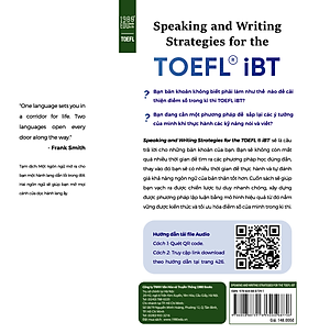 Sách SPEAKING AND WRITING STRATEGIES FOR THE TOEFL-IBT