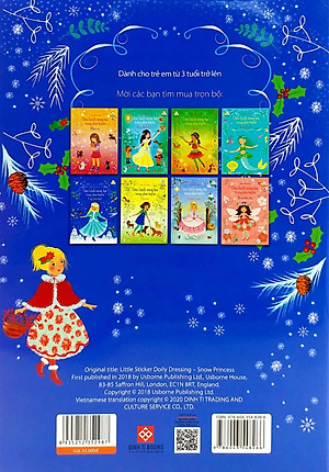Sách Sticker Dolly Dressing - Dán Hình Sáng Tạo Trang Phục Búp Bê - Công Chúa Tuyết