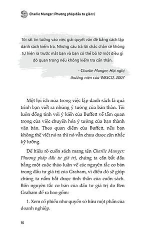 Charlie Munger - Phương Pháp Đầu Tư Giá Trị
